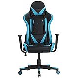 Yaheetech Silla Gaming Silla Reclinable Sillón de Oficina Giratorio Ergonómico...