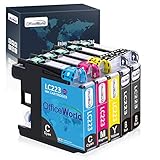 OfficeWorld Reemplazo para Brother LC223 Cartuchos de Tinta Alta Capacidad...