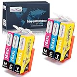 OfficeWorld Cartuchos de tinta para HP 364 364XL, HP Photosmart 5510 5520 5522...